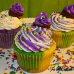Mardi Gras Cupcakes
