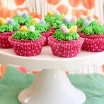 Raspberry Easter Egg Cupcakes
