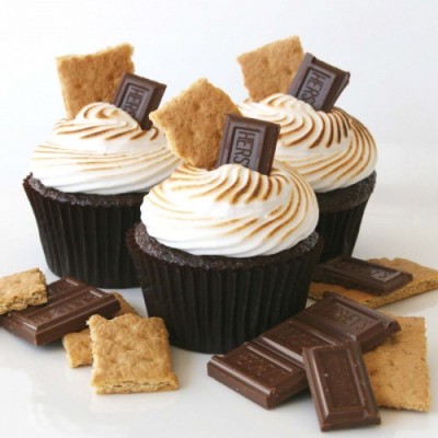 Chocolate S'mores Cupcakes