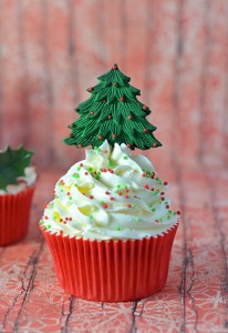 christmas tree cupcake 2