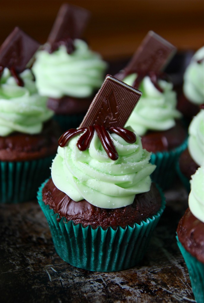 Andes Mint Cupcakes - Cupcake Fanatic