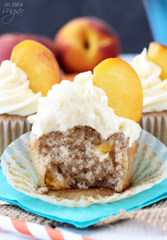 Peach Pie Cupcakes Cupcake Fanatic